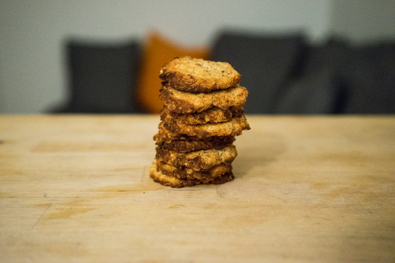 Veganske og glutenfrie banan cookies-9573