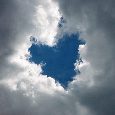 7.clouds sky heart