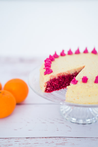 Rå rødbedekage med mandarin-frosting | Lærke Lund